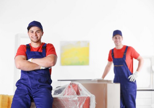 Movers To secure payment area with trusted checkout options