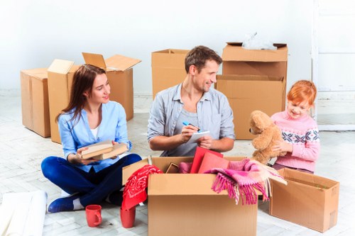 Small flat move and furniture collection using a local van