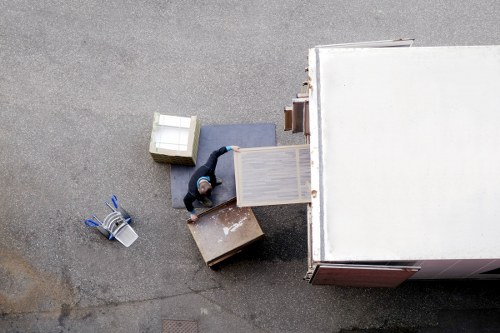 Charity donation collection and reuse-focused moving preparation