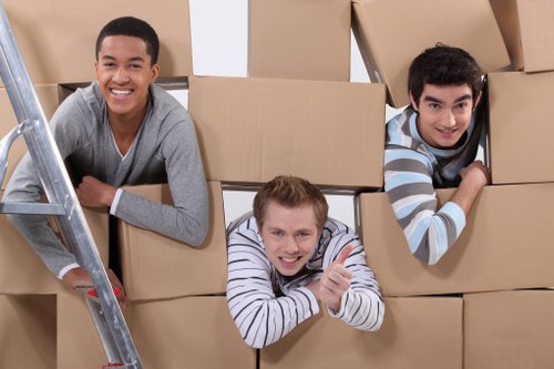 Residential flat move with careful access planning in To