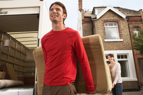 Commercial moving van service for office relocations in To